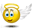 Angel 1 emoticon (Christianity emoticons)