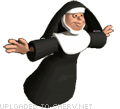 Flying Nun animated emoticon