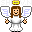 Girl Angel emoticon (Christianity emoticons)