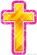 Gold Cross animated emoticon