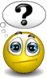smiley of question mark