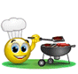 Burger flip animated emoticon