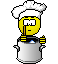 Chef animated emoticon