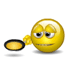 Flipping food smiley (Animated cooking emoticons)