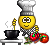 Smiley Cooking emoticon (Animated cooking emoticons)