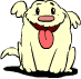 happy puppy emoticon