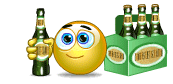 Beer animated emoticon