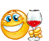 Cheers smiley (Drinking smileys)