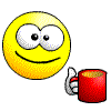 Coffee Break smiley (Drinking smileys)