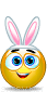 Bunny smiley (Easter Emoticons)