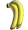 icon of banana bunch