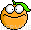 Orange emoticon (Eating smileys)
