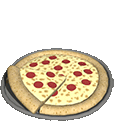 Slice of Pizza emoticon (Eating smileys)
