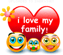 I Love My Family emoticon (Family emoticons)