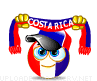 Costa Rica Supporter emoticon (Sports fan emoticons)