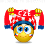 Czech Republic Fan emoticon (Sports fan emoticons)