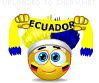 smiley of ecuador supporter