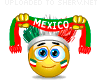 Mexican Fan emoticon (Sports fan emoticons)