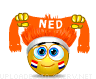 Netherlands Supporter emoticon (Sports fan emoticons)