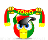 Togo Supporter animated emoticon