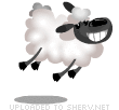 Happy Sheep animated emoticon