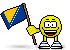 Flag of Bosnia animated emoticon