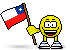 Flag of Chile emoticon (Flag Emoticons)
