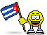 flag of cuba smiley