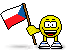 flag of czech republic emoticon