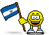 Flag of El Salvador emoticon (Flag Emoticons)