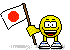 Flag of Japan animated emoticon