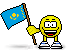 Flag of Kazakhstan animated emoticon