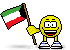flag of kuwait emoticon