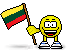 Flag of Lithuania animated emoticon