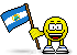 flag of nicaragua smiley