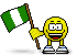 flag of nigeria smiley