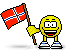Flag of Norway animated emoticon