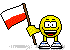 Flag of Poland animated emoticon