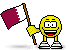 Flag of Qatar animated emoticon