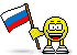 Flag of Russia animated emoticon