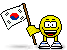 Flag of South Korea emoticon (Flag Emoticons)