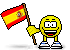 Flag of Spain animated emoticon