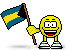 Flag of the Bahamas smilie