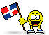 flag dominican republic smiley