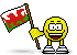 Flag of Wales animated emoticon