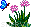 Flowers & Butterfly emoticon