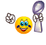 smiley of football trophy