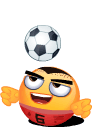 Head Ball Bouncing emoticon (Football emoticons)