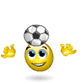 Soccer bounce emoticon (Football emoticons)