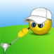 Tee Off emoticon (Golf emoticons)